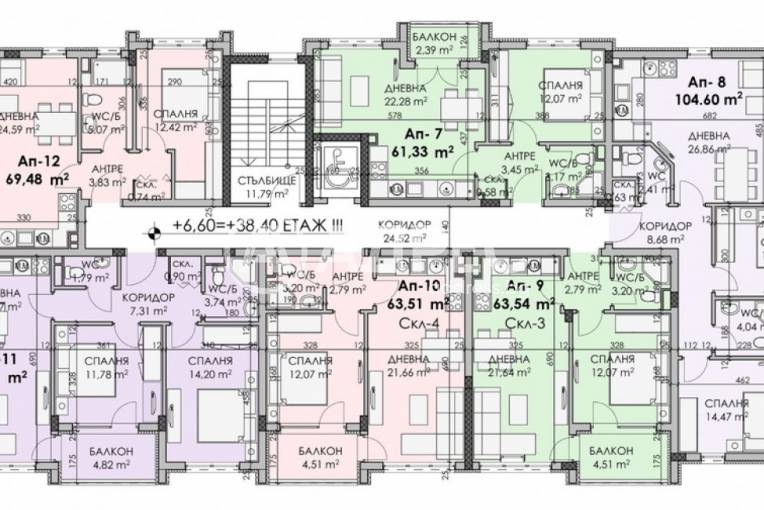 Тристаен апартамент, Бургас, Мадика, 680900, Снимка 4