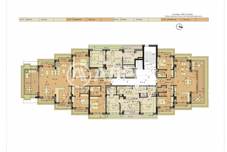 Тристаен апартамент, София, Горна Баня, 682904, Снимка 3