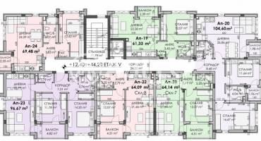 Тристаен апартамент, Бургас, Мадика, 680905, Снимка 4