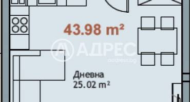 Едностаен апартамент, Варна, к.к. Чайка, 661907, Снимка 4