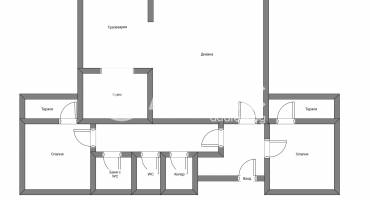 Тристаен апартамент, София, Изгрев, 701907, Снимка 2