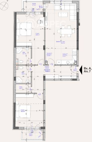 Тристаен апартамент, София, Лагера, 686908, Снимка 1