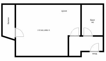 Едностаен апартамент, София, Овча купел 1, 668910, Снимка 1