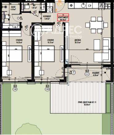 Тристаен апартамент, София, Овча купел 2, 684910, Снимка 1