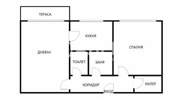 Двустаен апартамент, Варна, Младост 1, 684911, Снимка 20