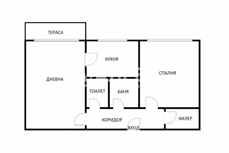 Двустаен апартамент, Варна, Младост 1, 684911, Снимка 20