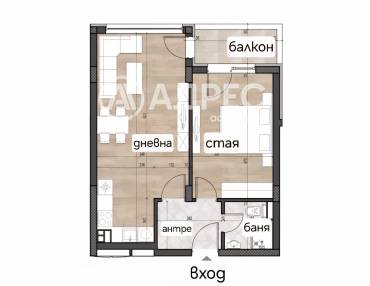 Двустаен апартамент, София, Манастирски ливади - изток, 675912, Снимка 1