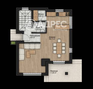 Къща/Вила, Алдомировци, 683912, Снимка 1