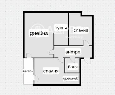 Тристаен апартамент, София, Лозенец, 688914, Снимка 1