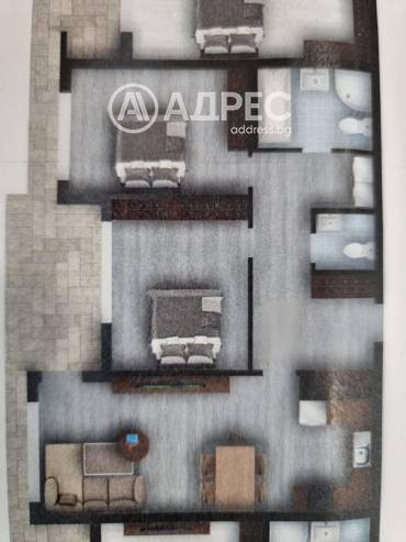 Тристаен апартамент, Варна, к.к. Св.Св. Константин и Елена, 694914, Снимка 1