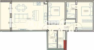 Тристаен апартамент, Варна, Кайсиева градина, 678915, Снимка 1