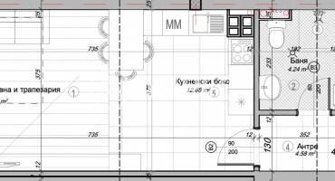 Едностаен апартамент, София, Слатина, 677916, Снимка 2