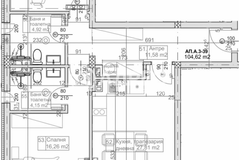 Многостаен апартамент, Варна, м-ст Манастирски рид, 643917, Снимка 2