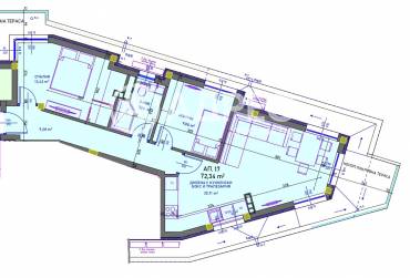 Тристаен апартамент, Бургас, Сарафово, 659918, Снимка 1