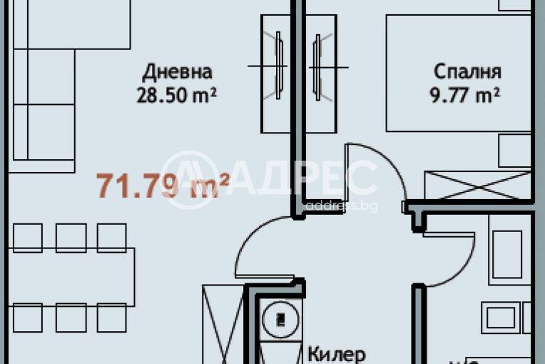Двустаен апартамент, Варна, к.к. Чайка, 661919, Снимка 4
