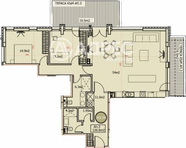 Многостаен апартамент, София, Драгалевци, 684919, Снимка 1