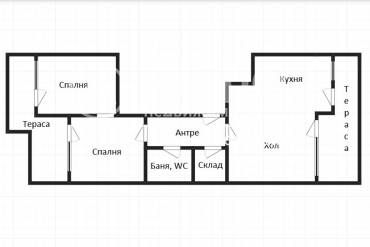 Тристаен апартамент, Бургас, Братя Миладинови, 589920
