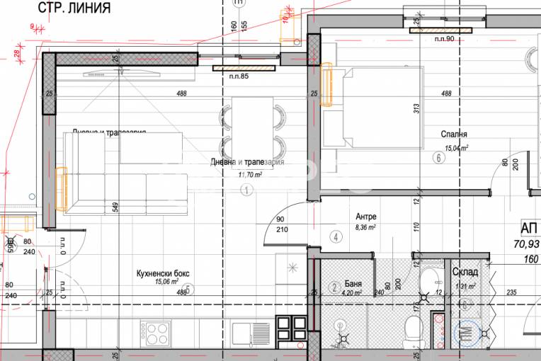 Двустаен апартамент, София, Слатина, 677920, Снимка 2