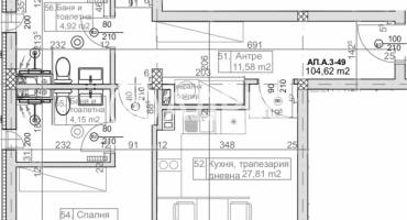 Многостаен апартамент, Варна, м-ст Манастирски рид, 643921, Снимка 2