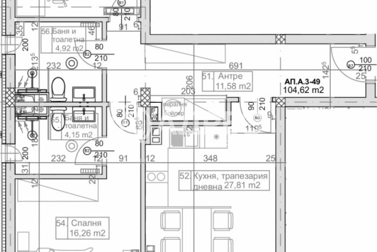 Многостаен апартамент, Варна, м-ст Манастирски рид, 643921, Снимка 2