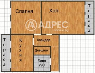 Двустаен апартамент, Варна, Левски, 684921, Снимка 1