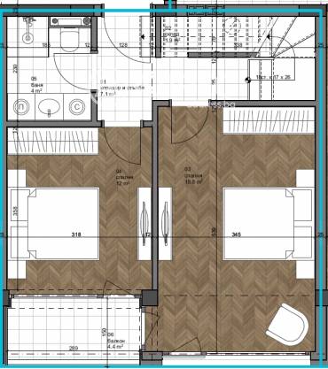 Тристаен апартамент, Варна, к.к. Св.Св. Константин и Елена, 657923, Снимка 1