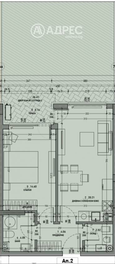 Двустаен апартамент, София, Малинова Долина, 668925, Снимка 1