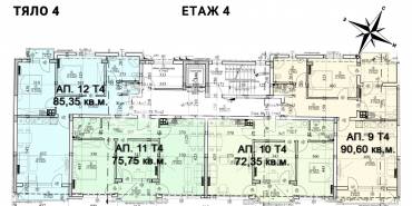 Тристаен апартамент, Варна, Център, 575929, Снимка 1