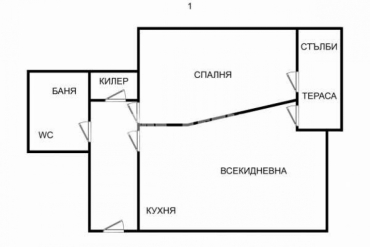 Двустаен апартамент, Варна, к.к. Чайка, 563931, Снимка 1