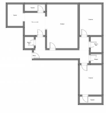 Тристаен апартамент, София, Зона Б 5, 673931, Снимка 1