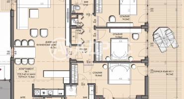 Многостаен апартамент, София, Драгалевци, 639932, Снимка 4