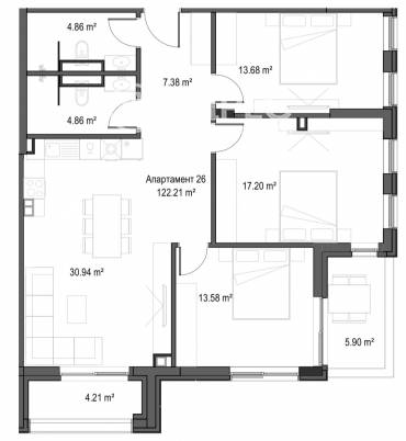 Многостаен апартамент, София, Манастирски ливади - изток, 651932, Снимка 1