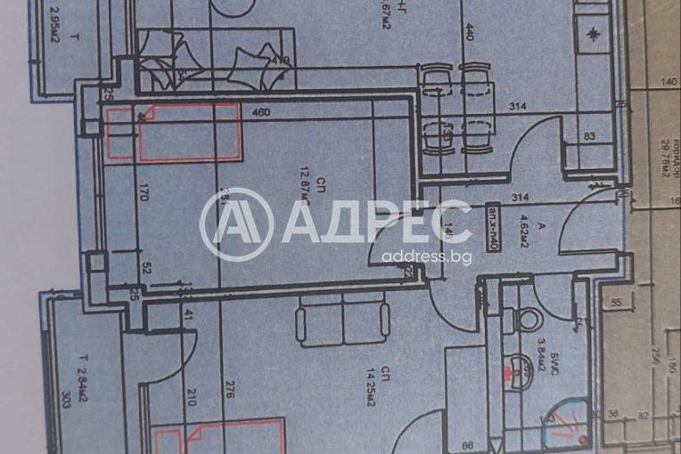 Тристаен апартамент, Пловдив, Център, 601933, Снимка 1