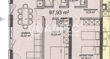 Тристаен апартамент, Варна, Владислав Варненчик, 681933, Снимка 2