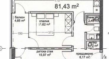 Тристаен апартамент, Варна, Владислав Варненчик, 681935, Снимка 2