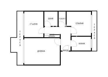 Многостаен апартамент, Варна, Чайка, 673936, Снимка 1