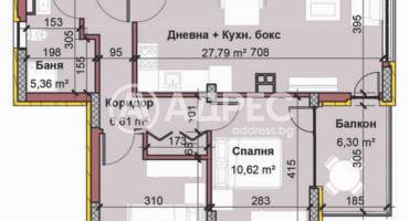 Тристаен апартамент, Варна, Виница, 681937, Снимка 2