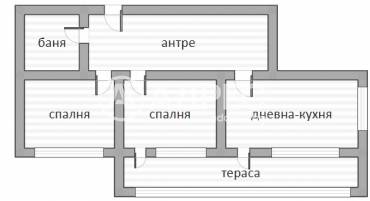 Тристаен апартамент, Стара Загора, Самара-3, 479941, Снимка 1