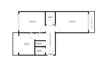 Тристаен апартамент, Варна, Младост 2, 677941, Снимка 1