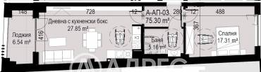 Двустаен апартамент, София, Левски В, 603944, Снимка 1