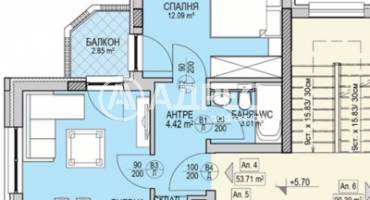 Двустаен апартамент, София, Кръстова вада, 649944, Снимка 3