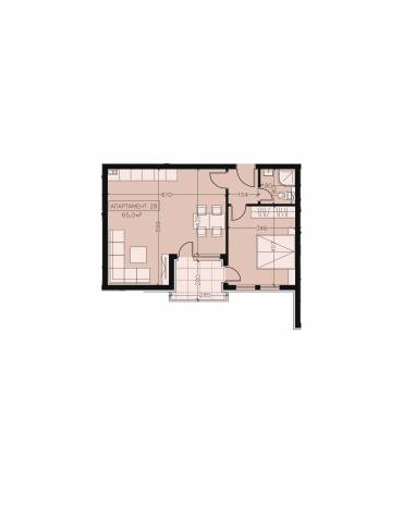 Двустаен апартамент, София, Манастирски ливади - изток, 663944, Снимка 1