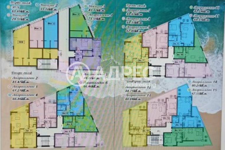 Едностаен апартамент, Царево, Василико, 570947, Снимка 2