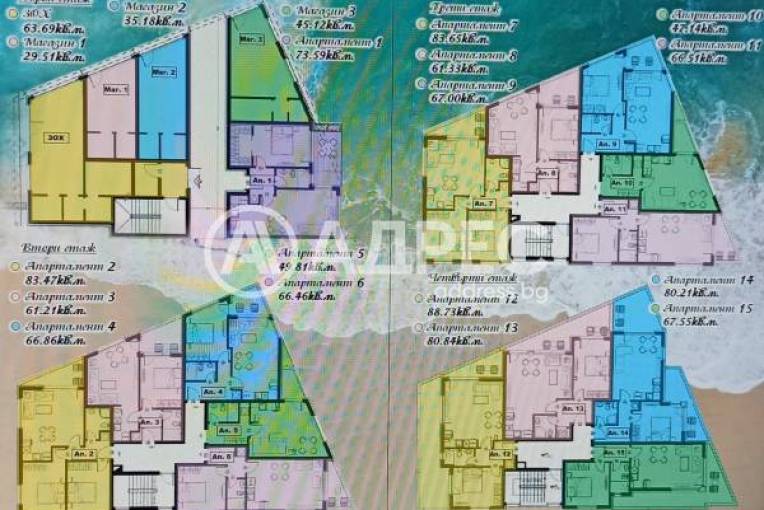 Двустаен апартамент, Царево, Василико, 570950, Снимка 5