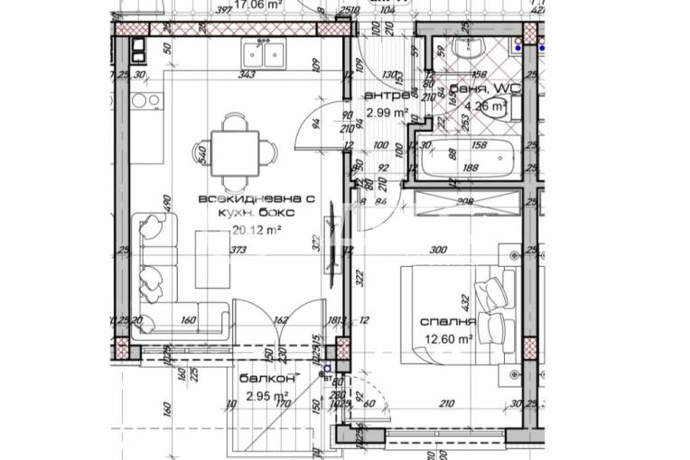 Двустаен апартамент, Варна, Виница, 675950, Снимка 2
