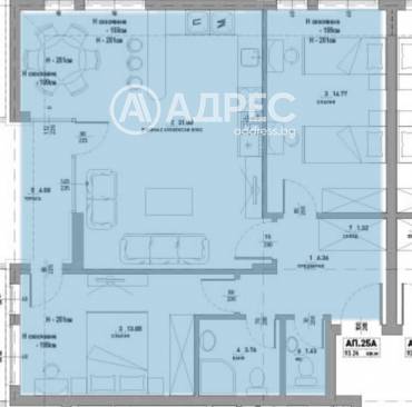 Тристаен апартамент, София, Малинова Долина, 656951, Снимка 1