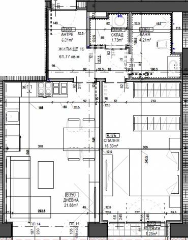 Двустаен апартамент, София, Център, 657951, Снимка 1