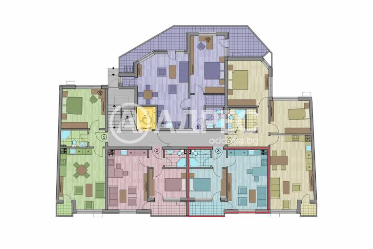 Двустаен апартамент, Варна, Идеален център, 660952, Снимка 2