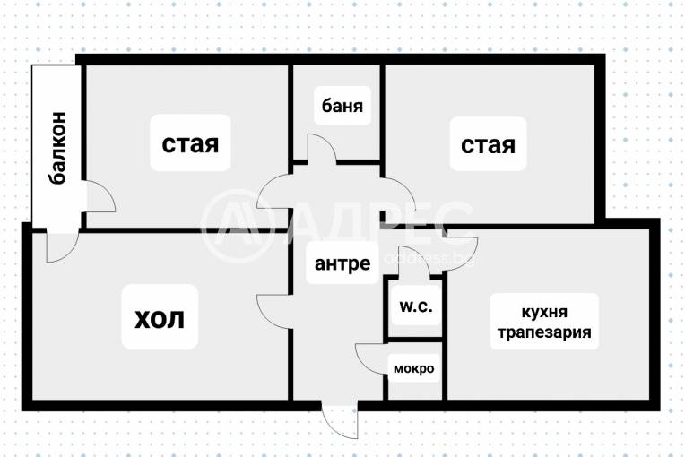 Тристаен апартамент, София, Лагера, 634953, Снимка 5