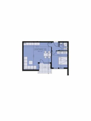 Двустаен апартамент, София, Манастирски ливади - изток, 663953, Снимка 1